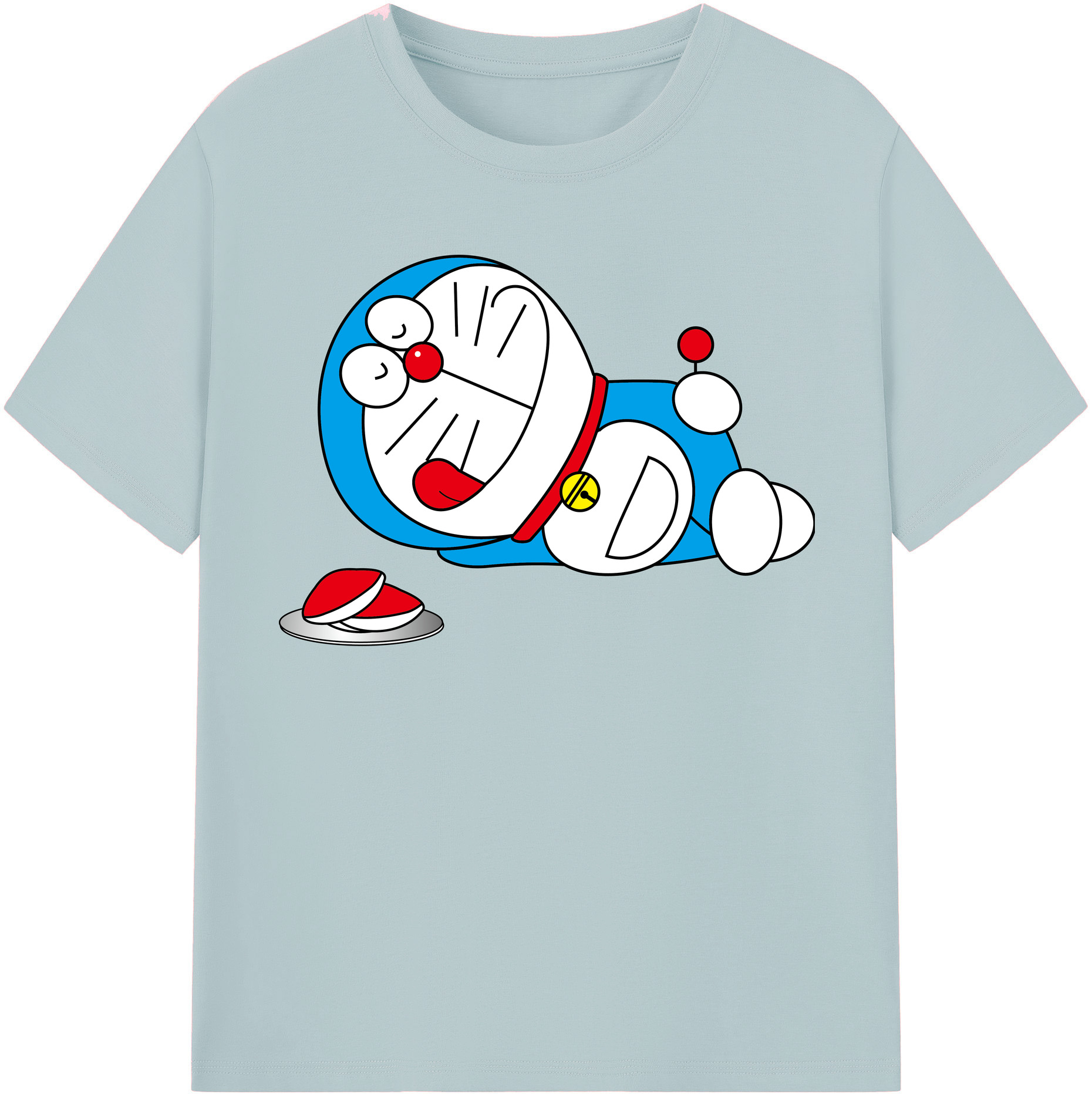 （画像用） ドラえもん Doraemon 綿100％半袖Tシャツ（フロントプリント）